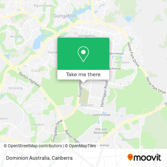 Dominion Australia map