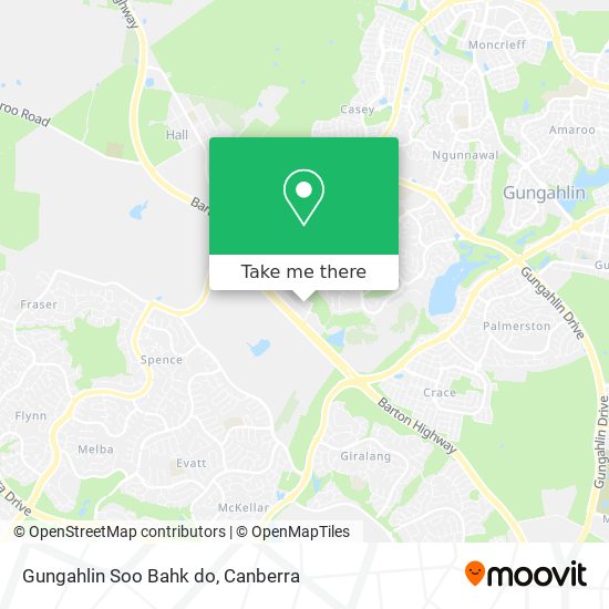 Mapa Gungahlin Soo Bahk do