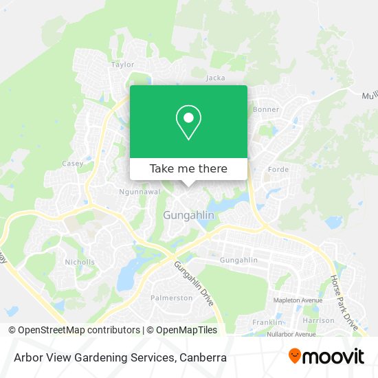 Mapa Arbor View Gardening Services