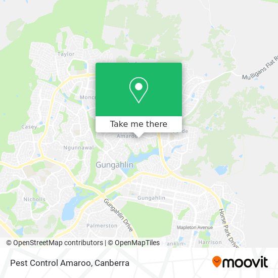 Pest Control Amaroo map