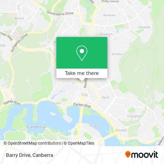 Barry Drive map