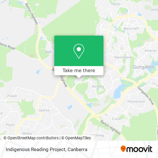 Indigenous Reading Project map