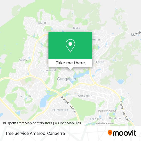 Tree Service Amaroo map