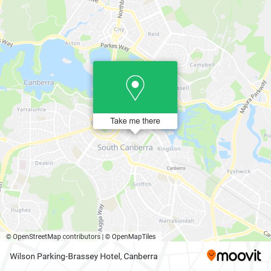 Wilson Parking-Brassey Hotel map