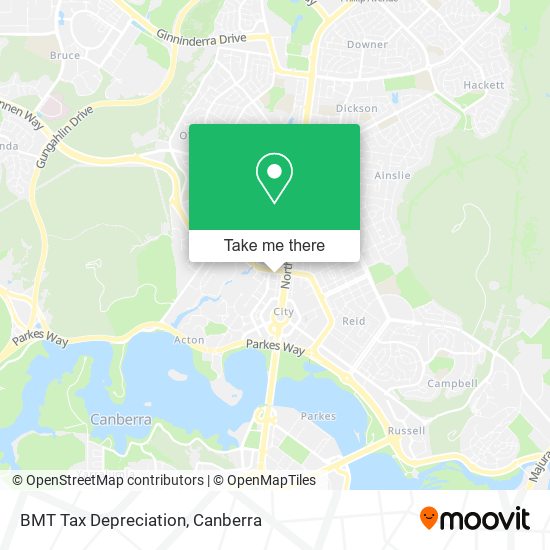 BMT Tax Depreciation map