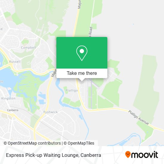 Express Pick-up Waiting Lounge map