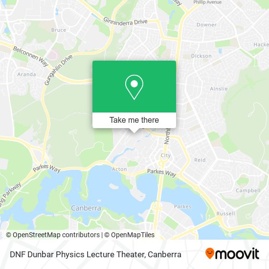 DNF Dunbar Physics Lecture Theater map
