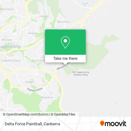 Delta Force Paintball map