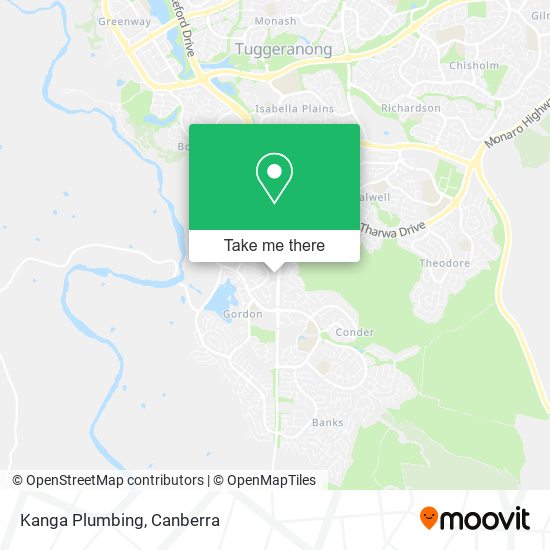 Kanga Plumbing map