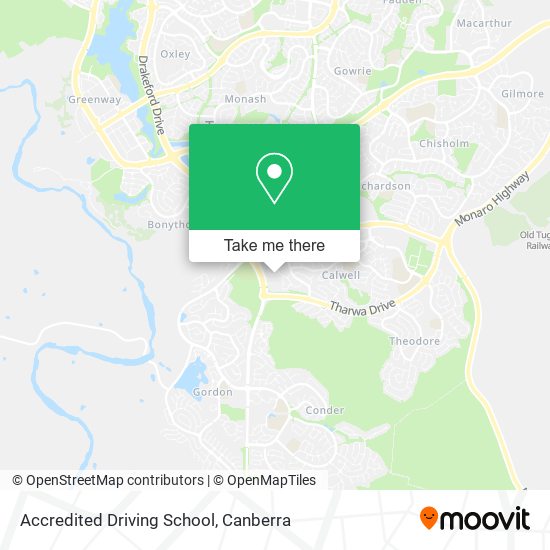 Accredited Driving School map