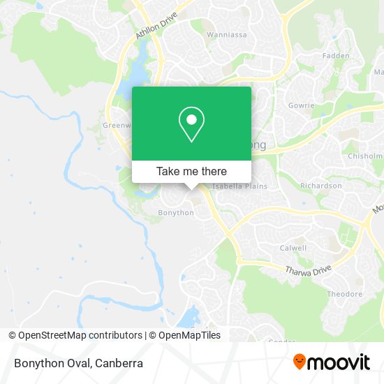 Bonython Oval map