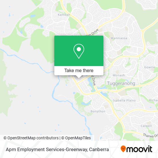 Apm Employment Services-Greenway map