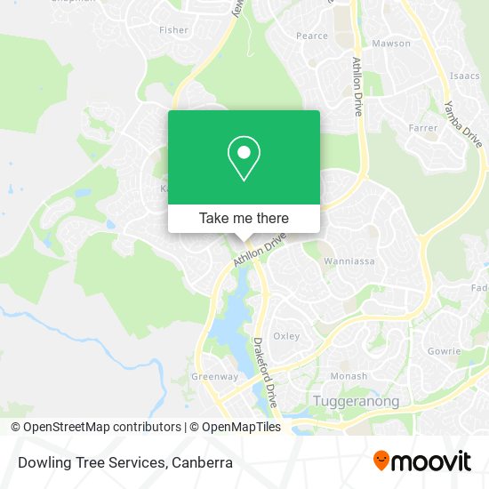 Dowling Tree Services map