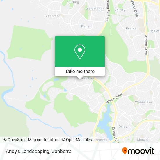 Andy's Landscaping map