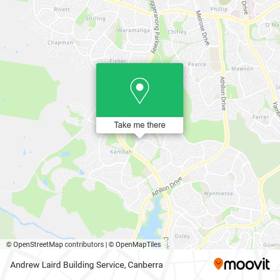Andrew Laird Building Service map