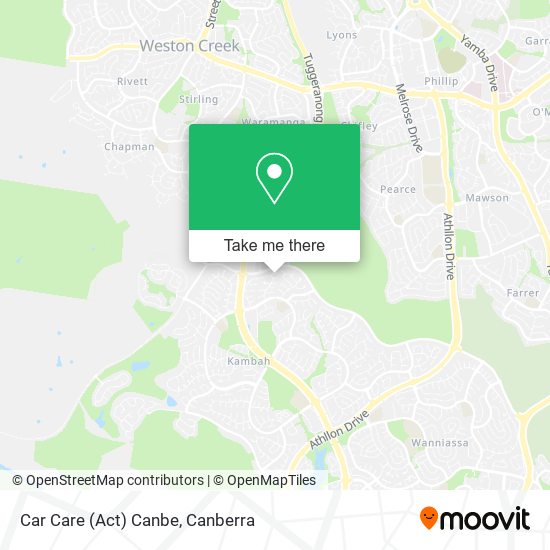 Car Care (Act) Canbe map