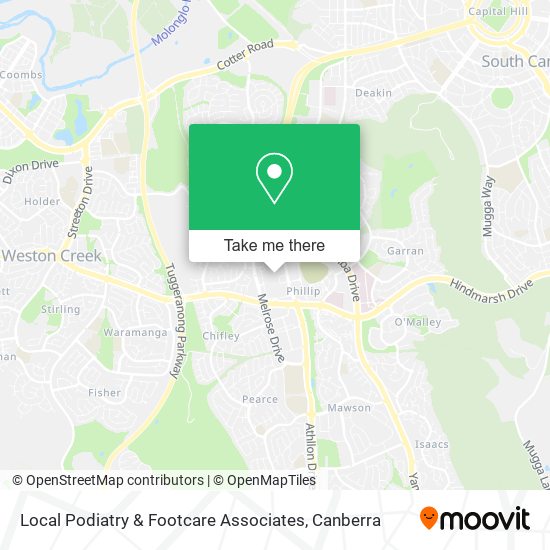 Local Podiatry & Footcare Associates map