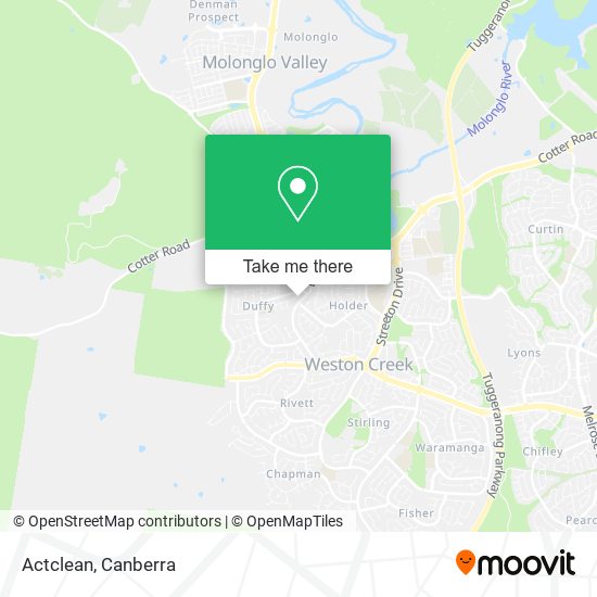 Actclean map