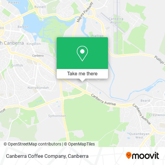 Canberra Coffee Company map