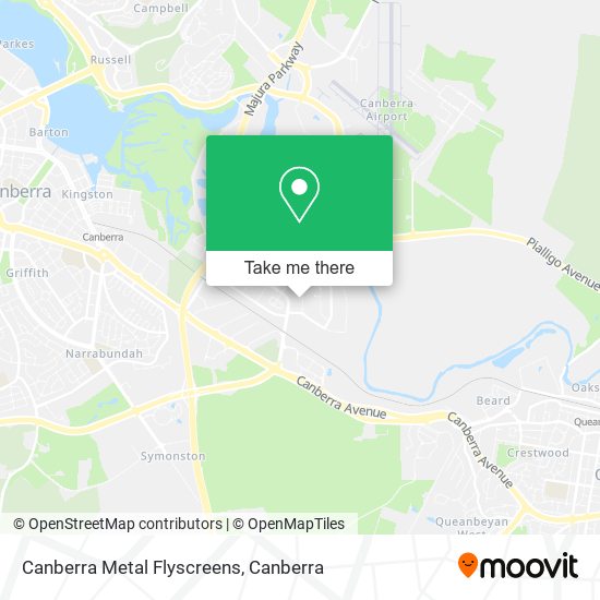 Canberra Metal Flyscreens map