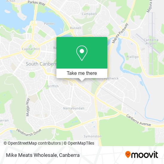 Mike Meats Wholesale map