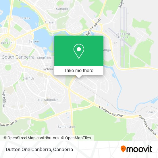 Dutton One Canberra map