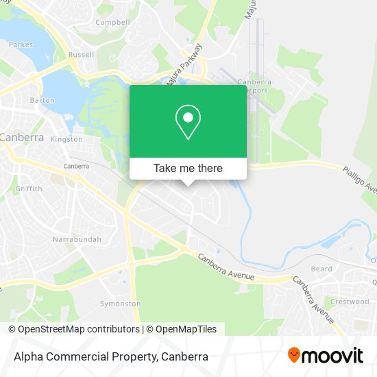 Alpha Commercial Property map