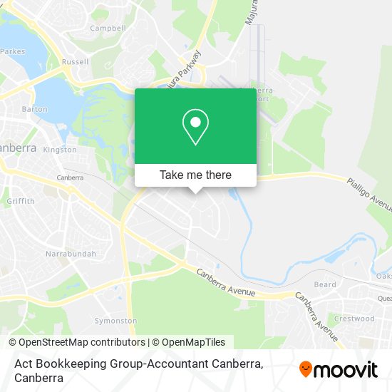 Act Bookkeeping Group-Accountant Canberra map