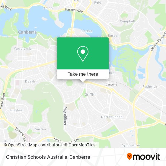 Christian Schools Australia map