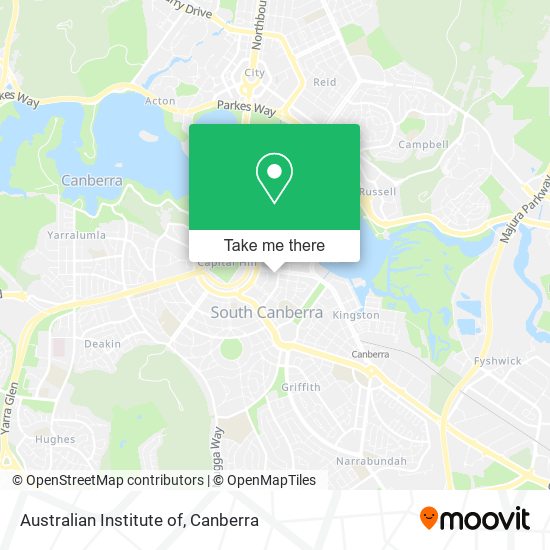 Australian Institute of map