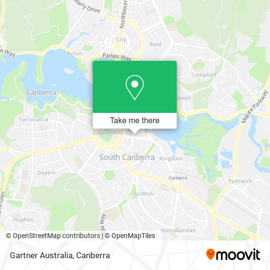 Gartner Australia map