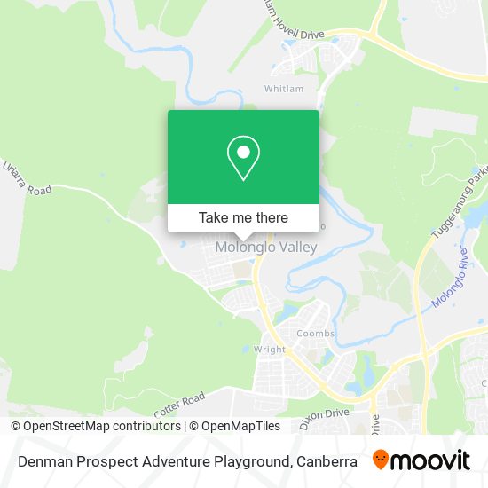 Denman Prospect Adventure Playground map