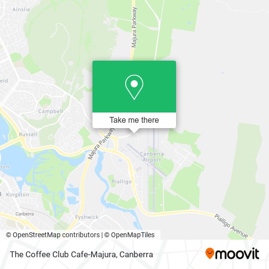 The Coffee Club Cafe-Majura map