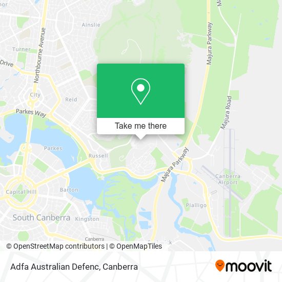 Adfa Australian Defenc map
