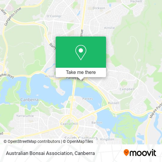 Australian Bonsai Association map