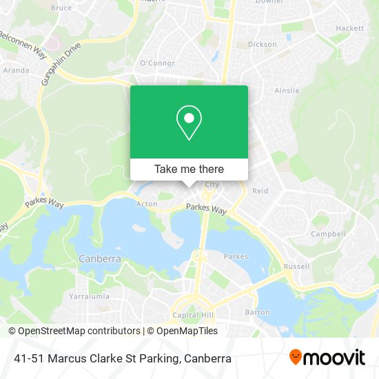 41-51 Marcus Clarke St Parking map