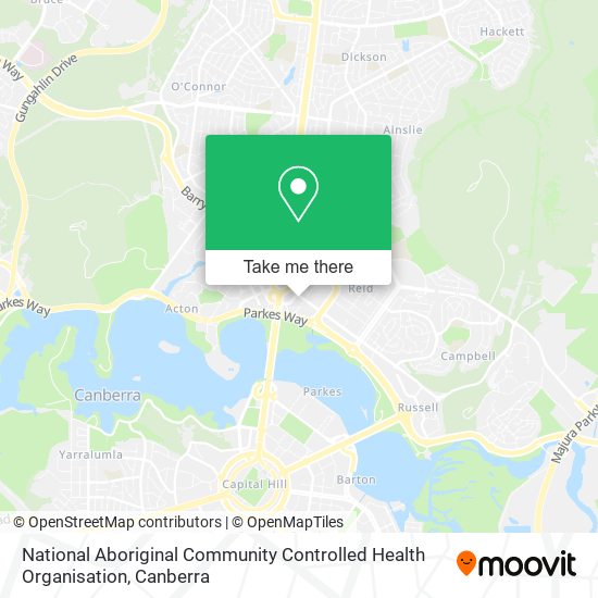 Mapa National Aboriginal Community Controlled Health Organisation
