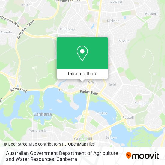 Australian Government Department of Agriculture and Water Resources map