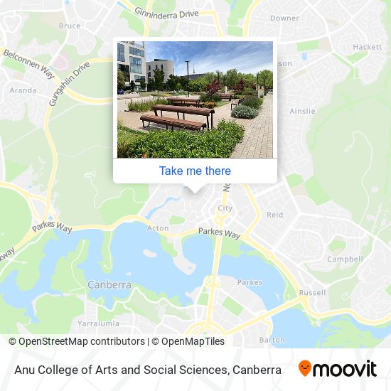 Anu College of Arts and Social Sciences map