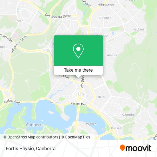 Fortis Physio map