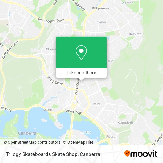 Trilogy Skateboards Skate Shop map