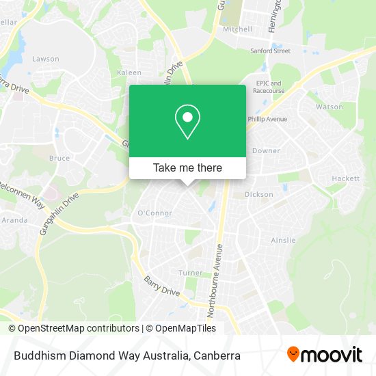 Buddhism Diamond Way Australia map