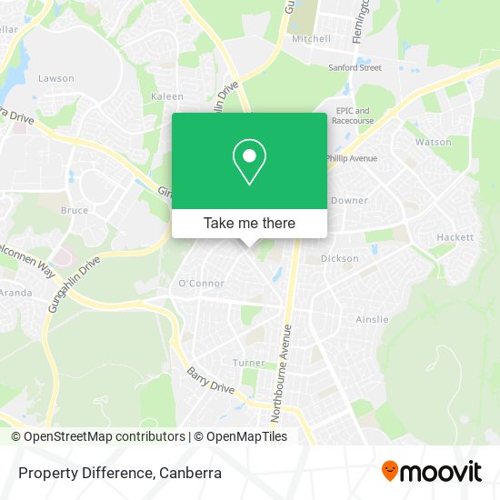 Property Difference map