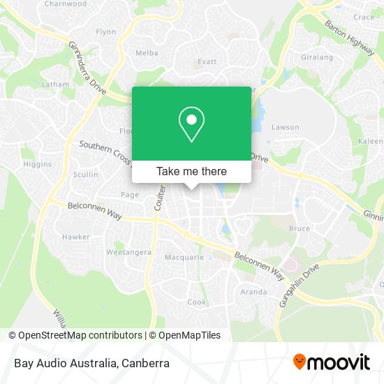 Bay Audio Australia map