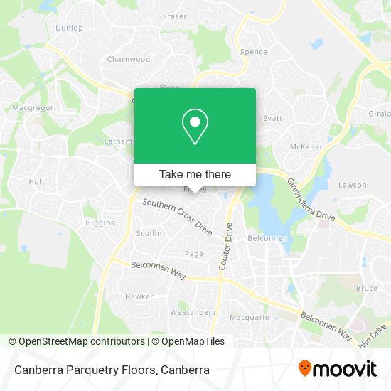 Canberra Parquetry Floors map