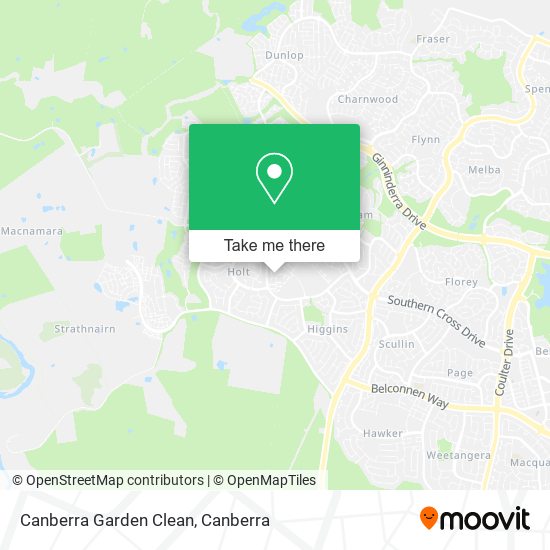 Canberra Garden Clean map