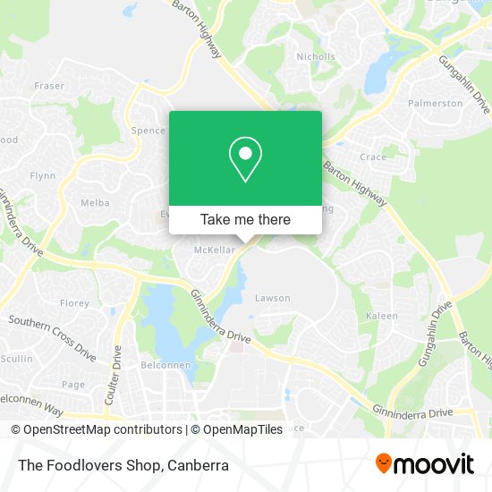 The Foodlovers Shop map