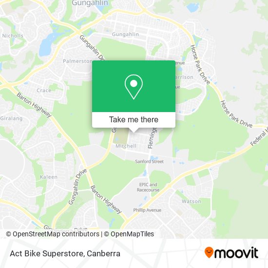 Act Bike Superstore map