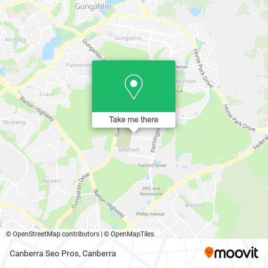 Canberra Seo Pros map