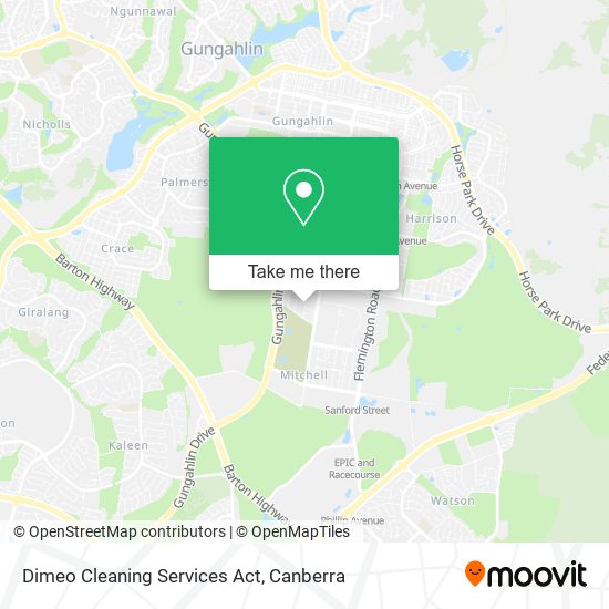 Mapa Dimeo Cleaning Services Act